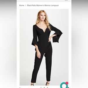 NWT Black Halo Jumpsuit size 4